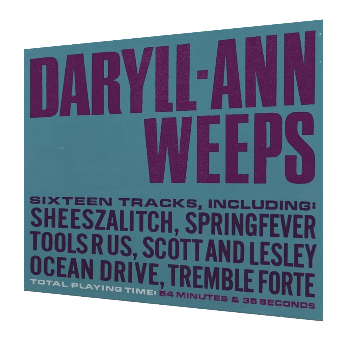 Daryll-Ann - Daryll Ann Weeps | 2LP