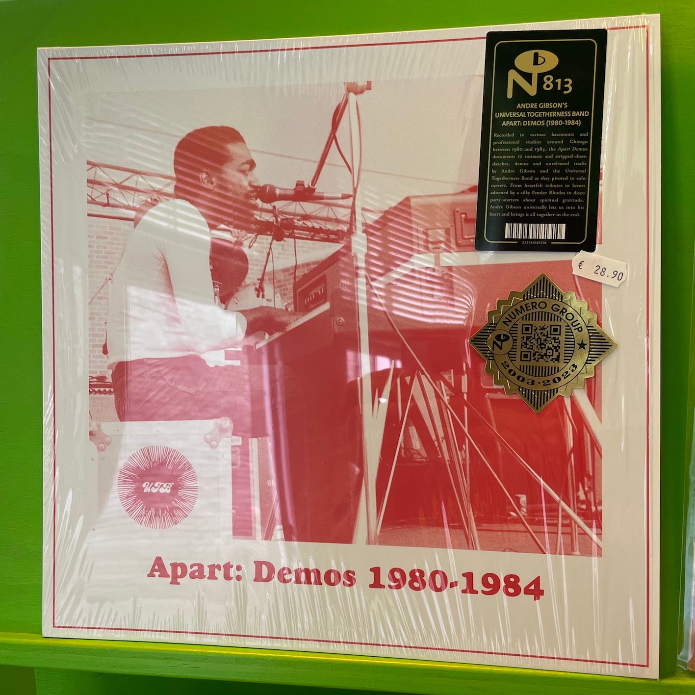 Andre Gibson's Universal Togetherness Band - Apart: Demos (1980-1984) | LP