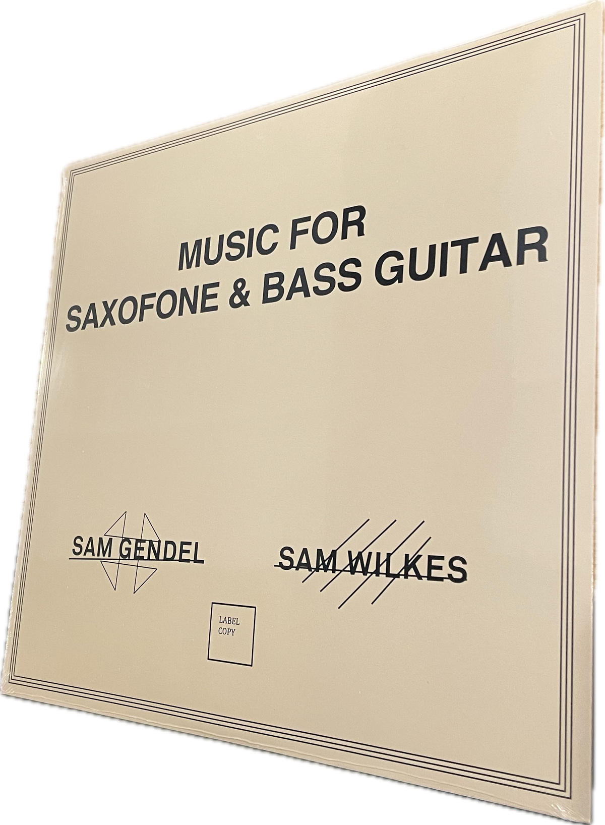 [PRE-ORDER] Sam Gendel & Sam Wilkes - Music For Saxofone & Bass Guitar | LP