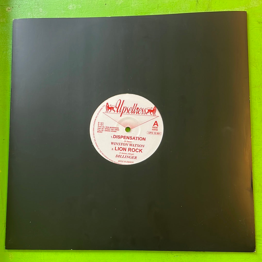 Winston Watson / Dillinger - Dispensation | 12''