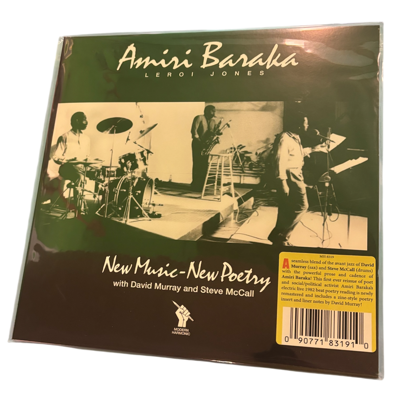 Amiri Baraka, With David Murray And Steve McCall – New Music - New Poetry | LP