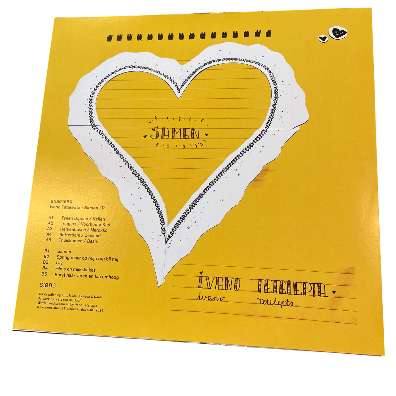 Ivano Tetelepta - Samen | LP