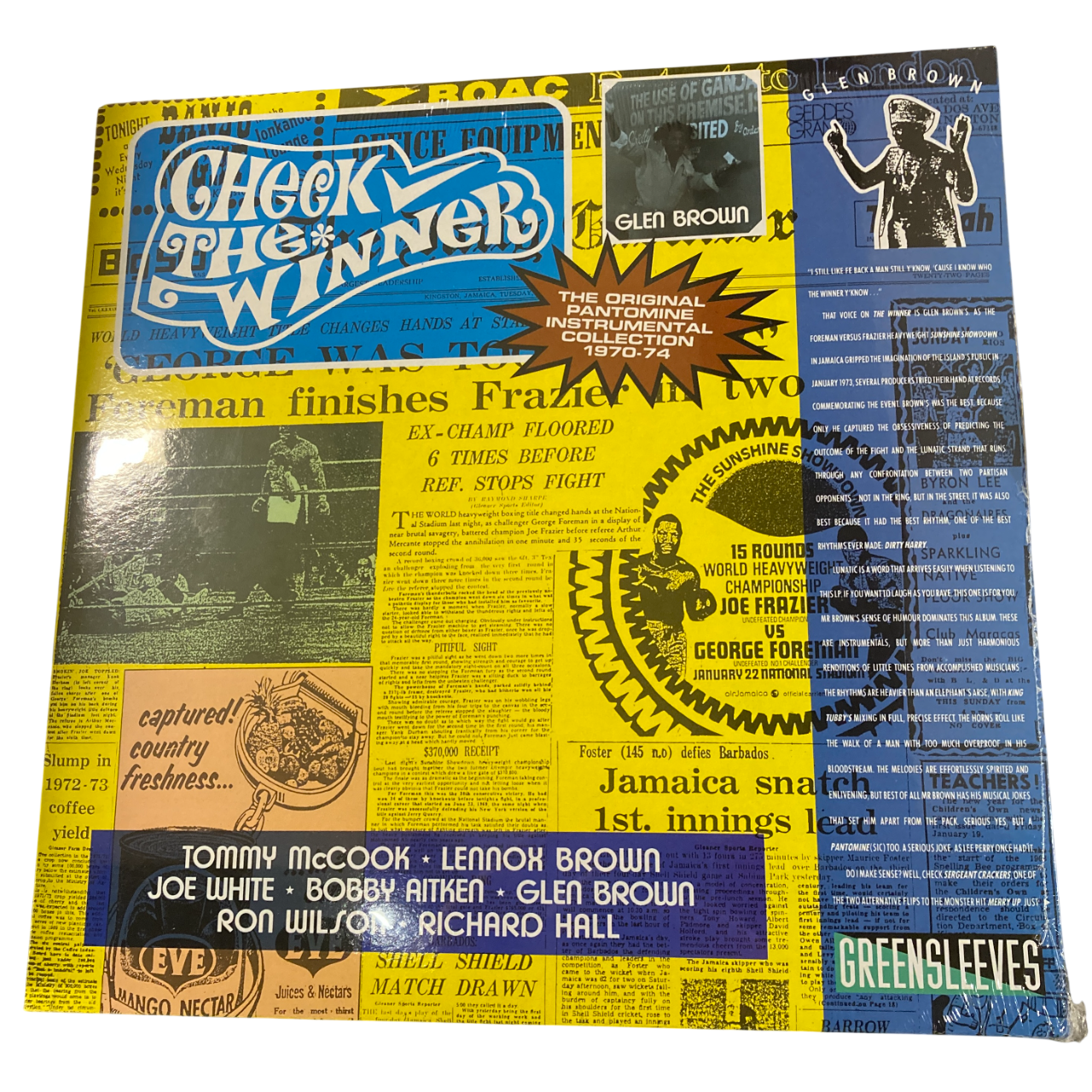 Glen Brown - Check The Winner (The Original Pantomine Instrumental Collection 1970-74) | LP