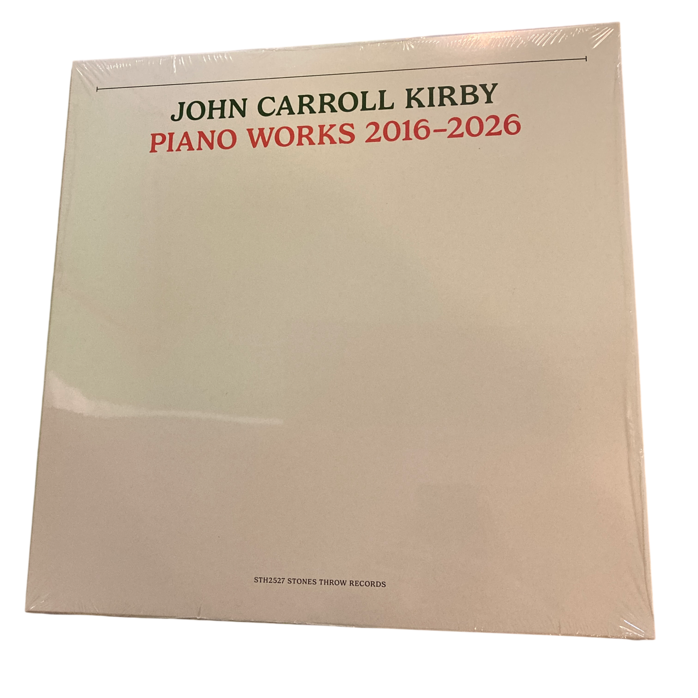 John Carroll Kirby - Piano Works 2016-2026 | LP