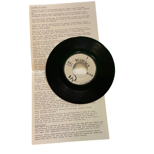 Disorder - Fake Heads | 7"