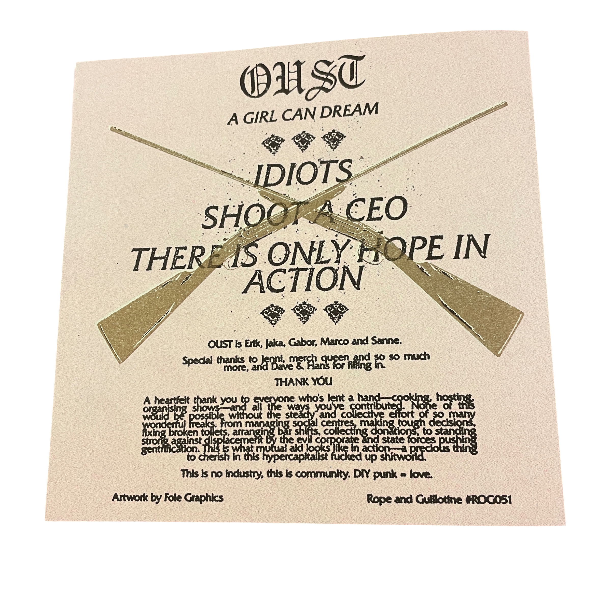 Oust - A Girl Can Dream | 7"