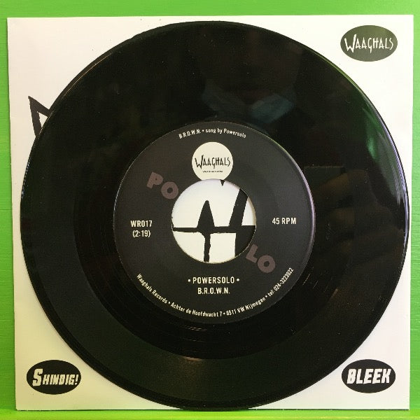 Thee Andrew Surfers / Powersolo - Riding The Horse Of Babylon / B.R.O.W.N. | 7''